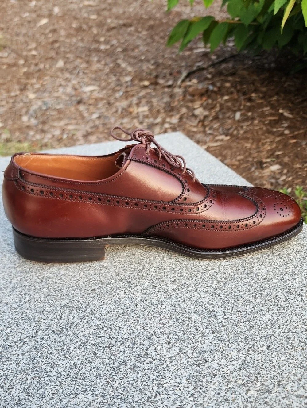 Alden 927 Men's Wingtip Oxford Balmoral Brogue Dress Shoes Size 7.5 D